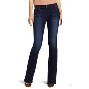 Joes Classic Slim Fit Mini Boot Cut Jean Sexy Low Rise 26 Tanya Dark Blue Wash